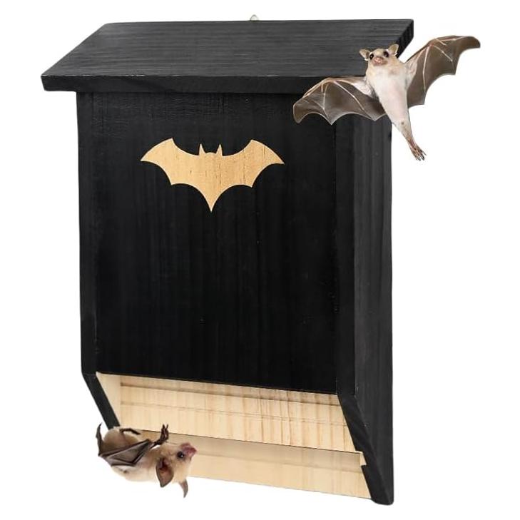 Casa de Murciélagos Grande SEEZENGREEN Doble Cámara 26.9x38.6cm