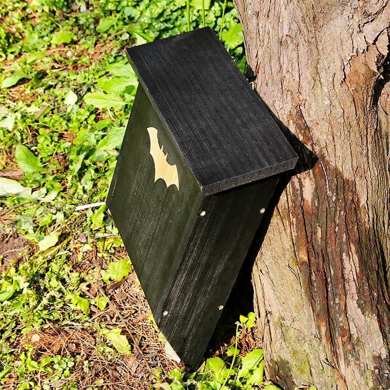 Casa de Murciélagos Grande SEEZENGREEN Doble Cámara 26.9x38.6cm