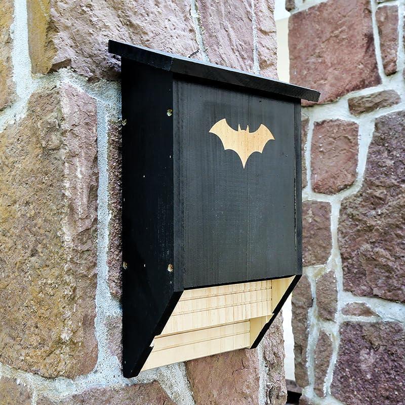 Casa de Murciélagos Grande SEEZENGREEN Doble Cámara 26.9x38.6cm