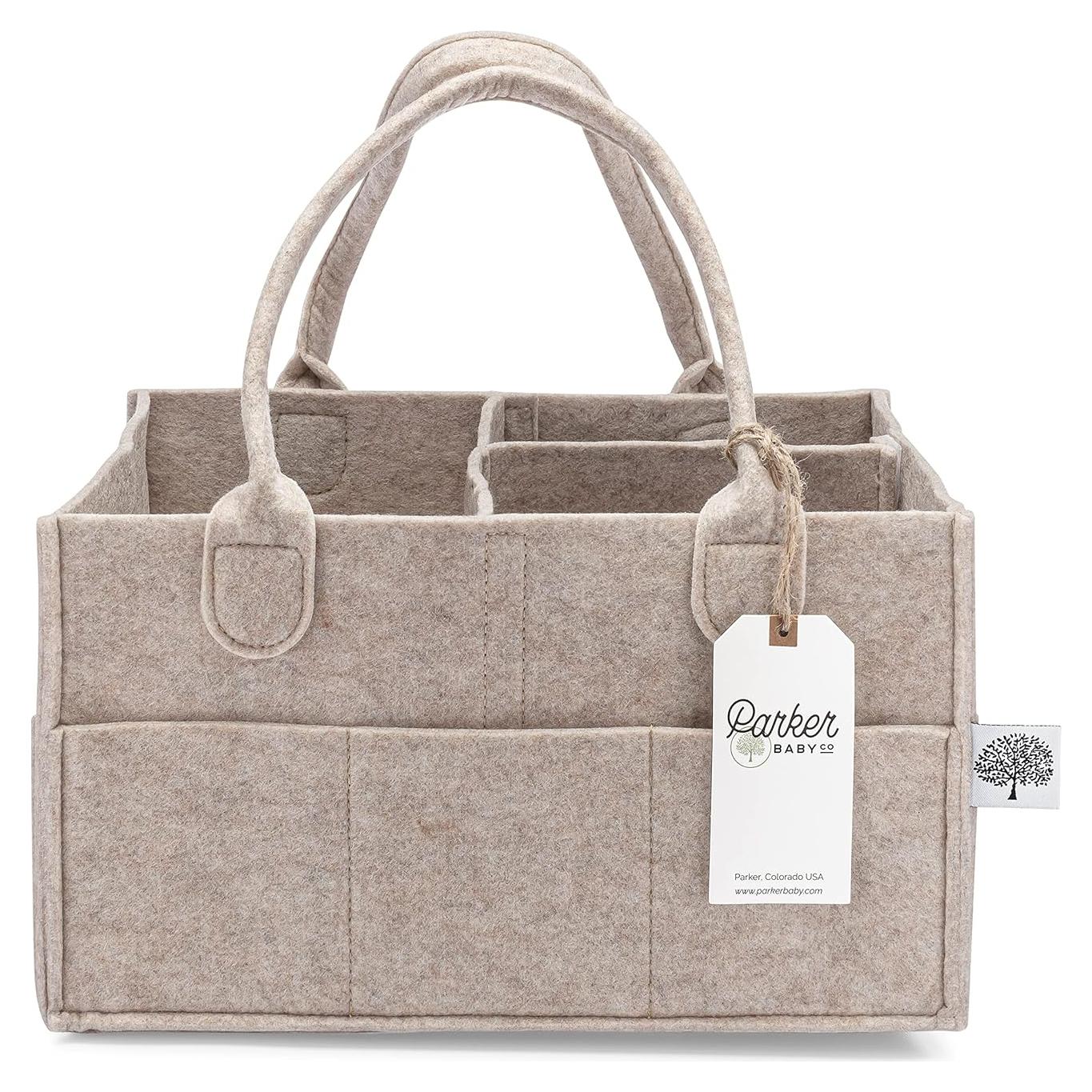 Cesta de Pañales Parker Baby - Organizador Portátil Avena