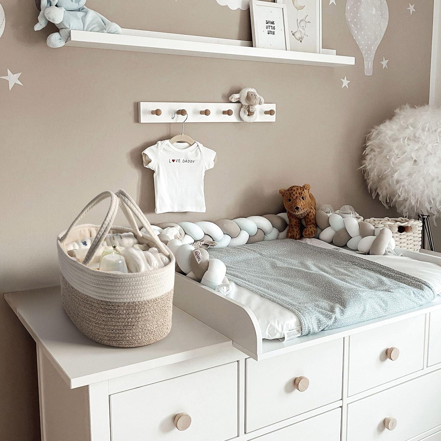 Organizador de Pañales Kodomoore Ovalado 36.1x22.1cm Beige