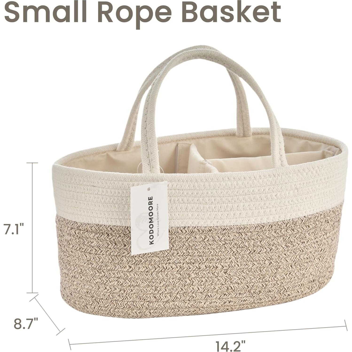 Organizador de Pañales Kodomoore Ovalado 36.1x22.1cm Beige