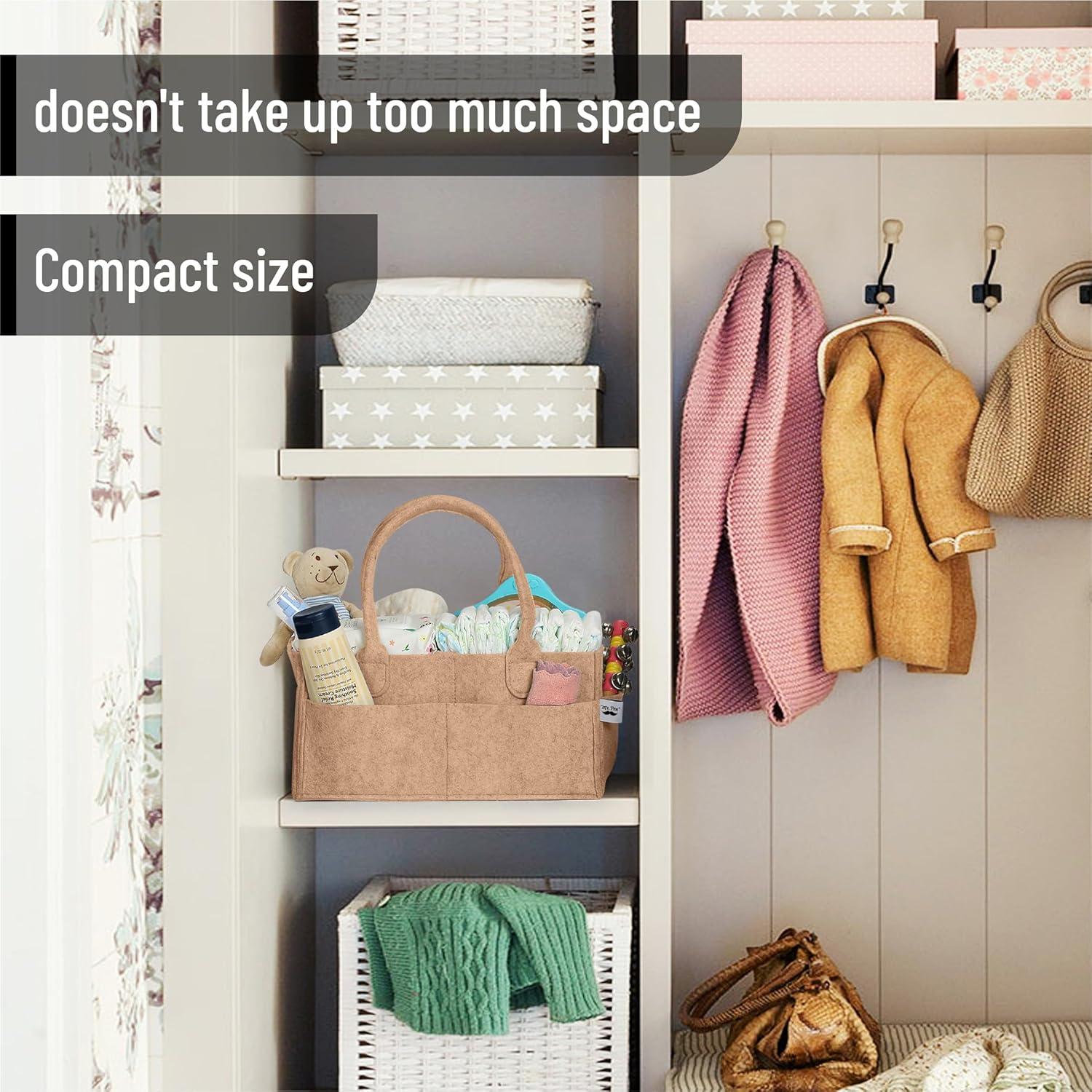 Organizador de Pañales Mr. Pen Arcilla Terrosa Plegable 31.75x25.4cm