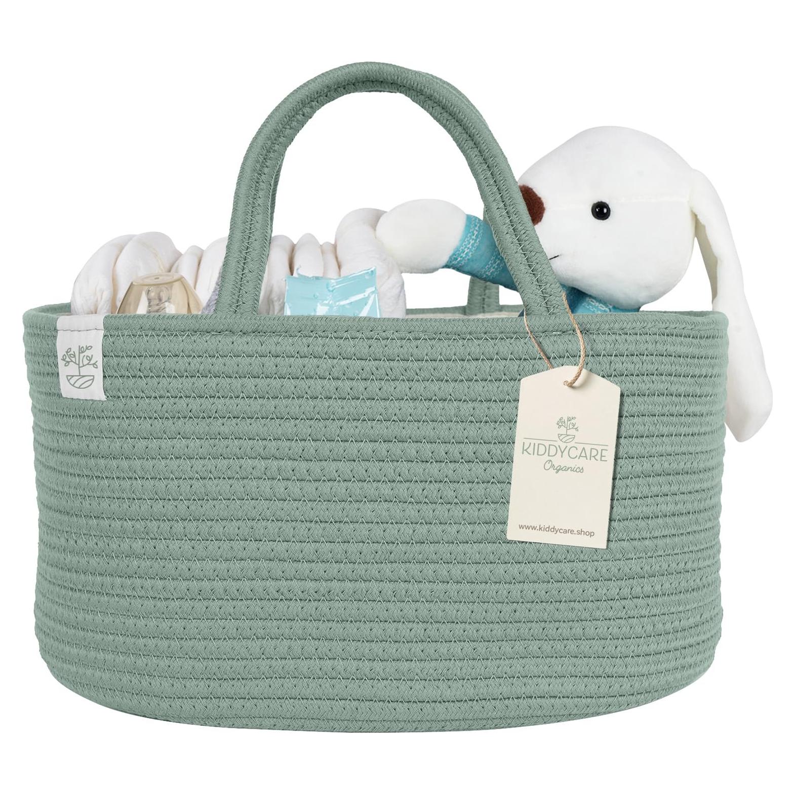 Organizador de Pañales KiddyCare Grande Albahaca con Asa