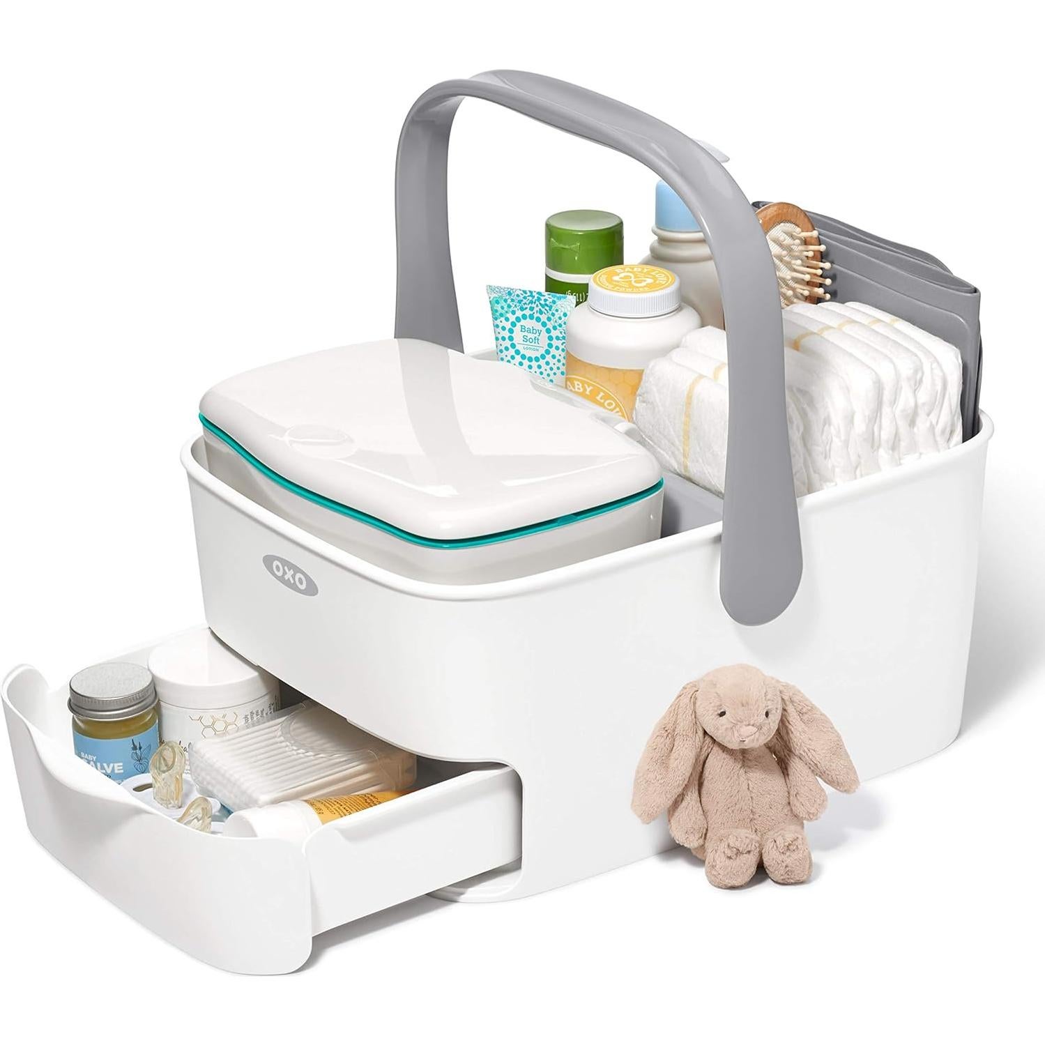 Cesta de Pañales OXO Tot con Cambiador Portátil 50.8x41.9cm