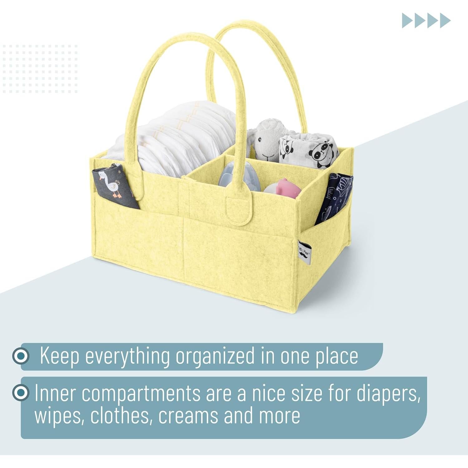 Organizador de Pañales Mr. Pen Brillo de Limón Plegable 0.29 kg