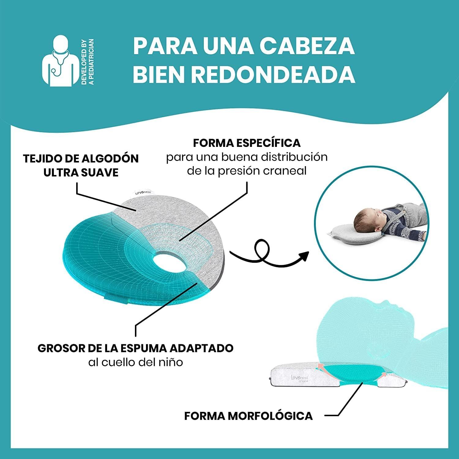 Almohada para Bebés Babymoov Lovenest Orgánico 25x25 cm