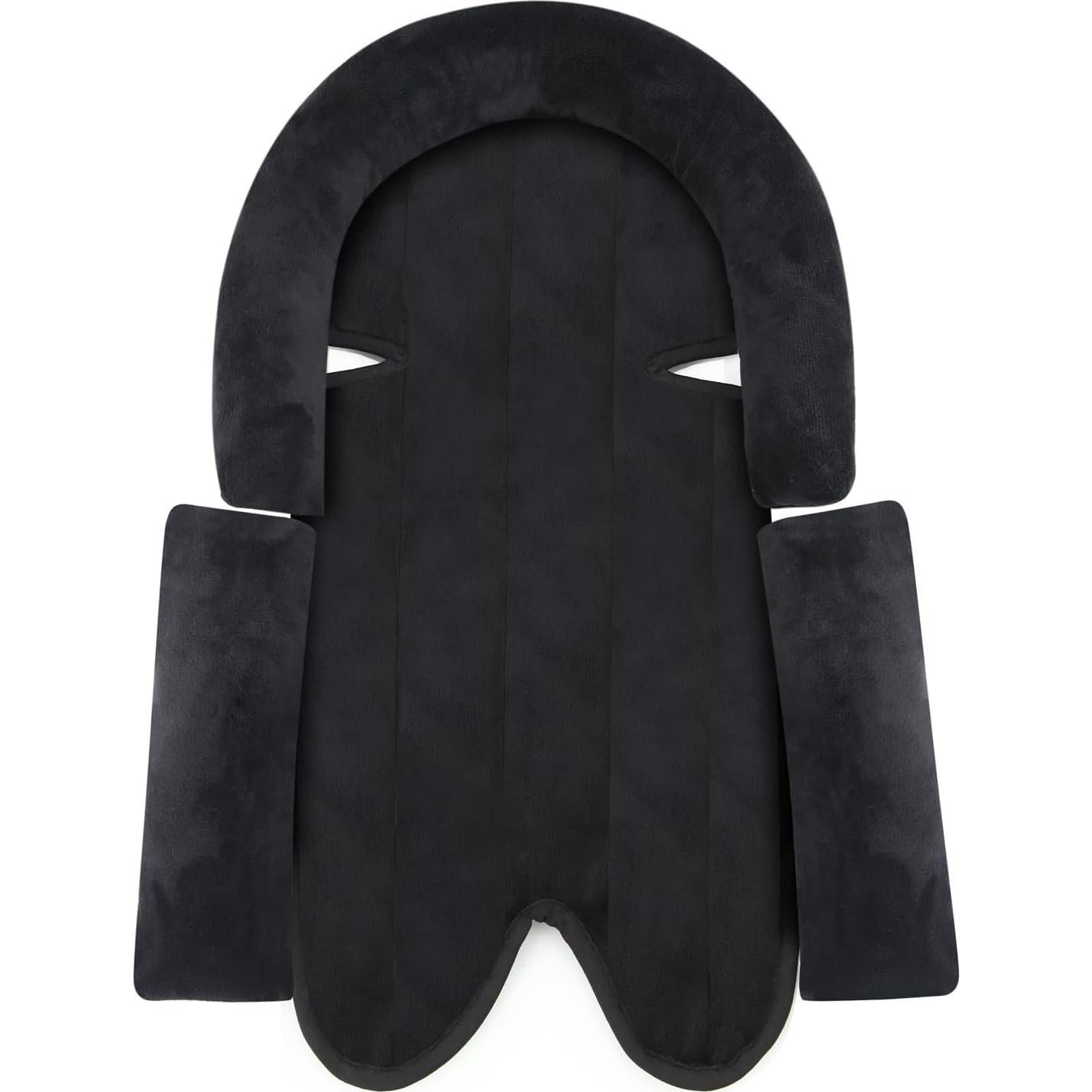 Soporte para Cabeza de Bebé PandaEar 3 en 1 Lavable Negro y Gris