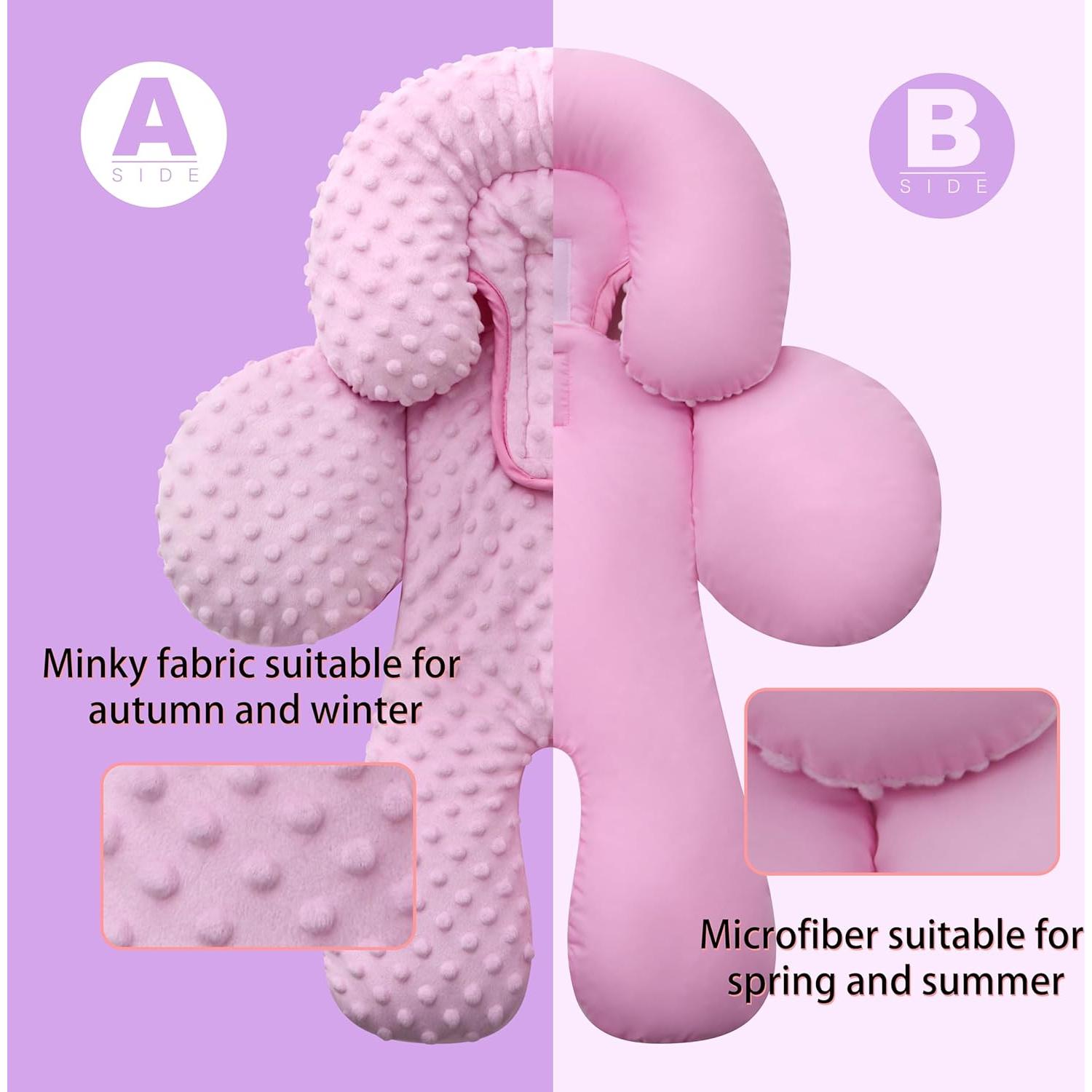 Soporte para Cabeza y Cuello Pro Goleem Rosa 2 en 1 para Bebés