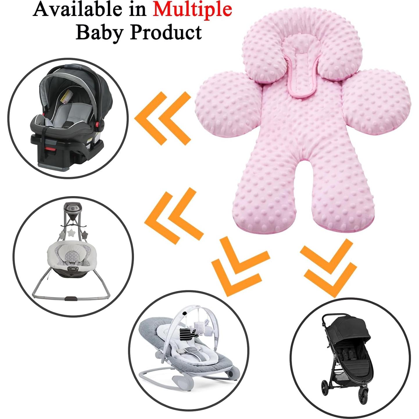 Soporte para Cabeza y Cuello Pro Goleem Rosa 2 en 1 para Bebés