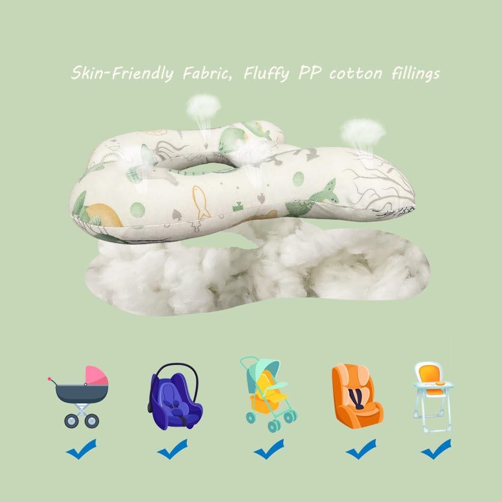 Cojín de Cuello para Bebés Wedfull Océano 28x28cm Suave