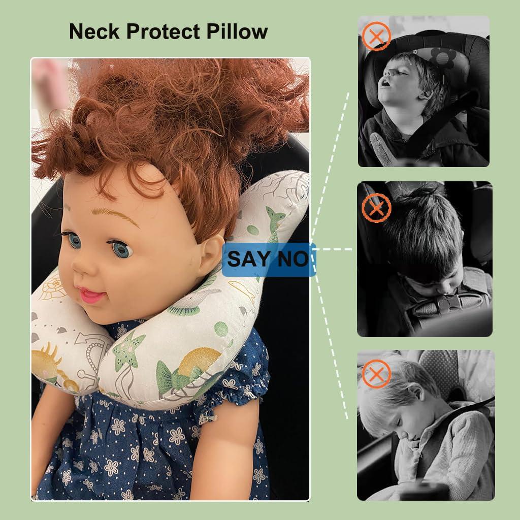 Cojín de Cuello para Bebés Wedfull Océano 28x28cm Suave