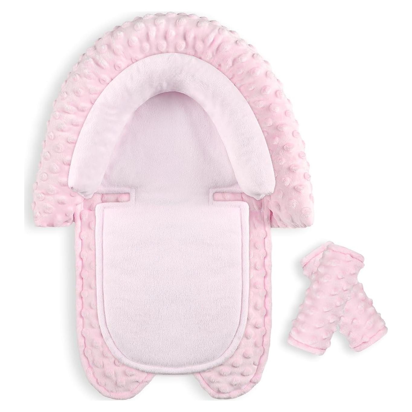 Inserto para asiento de auto HNHUAMING rosa para bebés