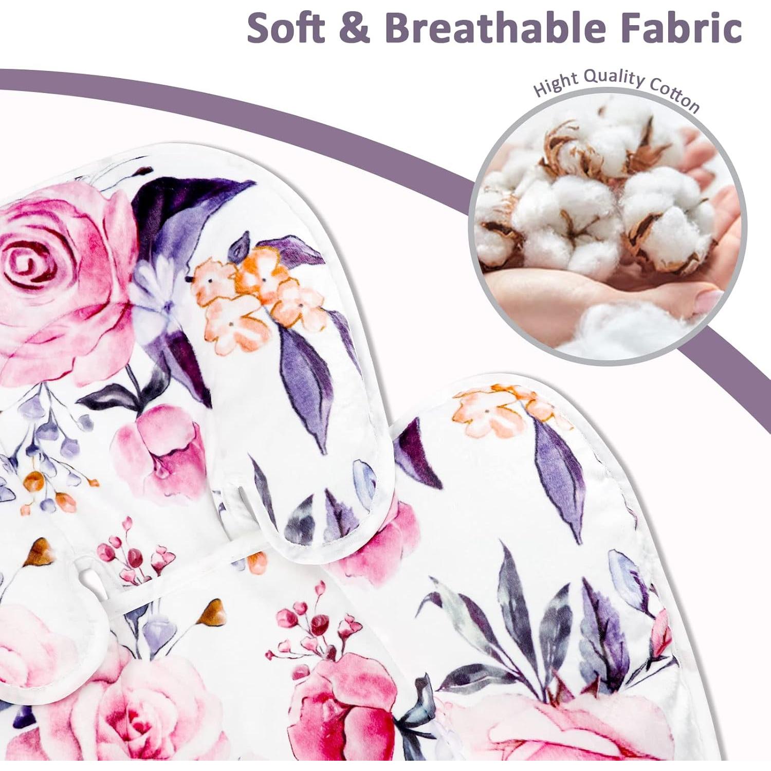 Soporte para cabeza y cuerpo de auto Pea Pod 2 en 1 Floral