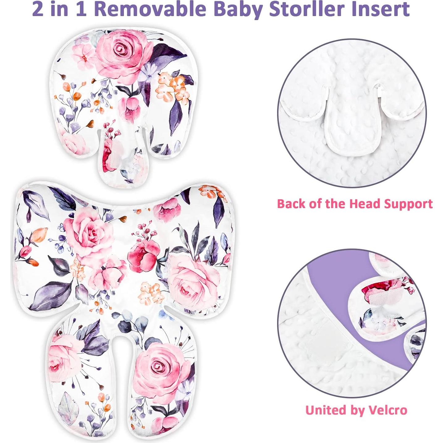 Soporte para cabeza y cuerpo de auto Pea Pod 2 en 1 Floral