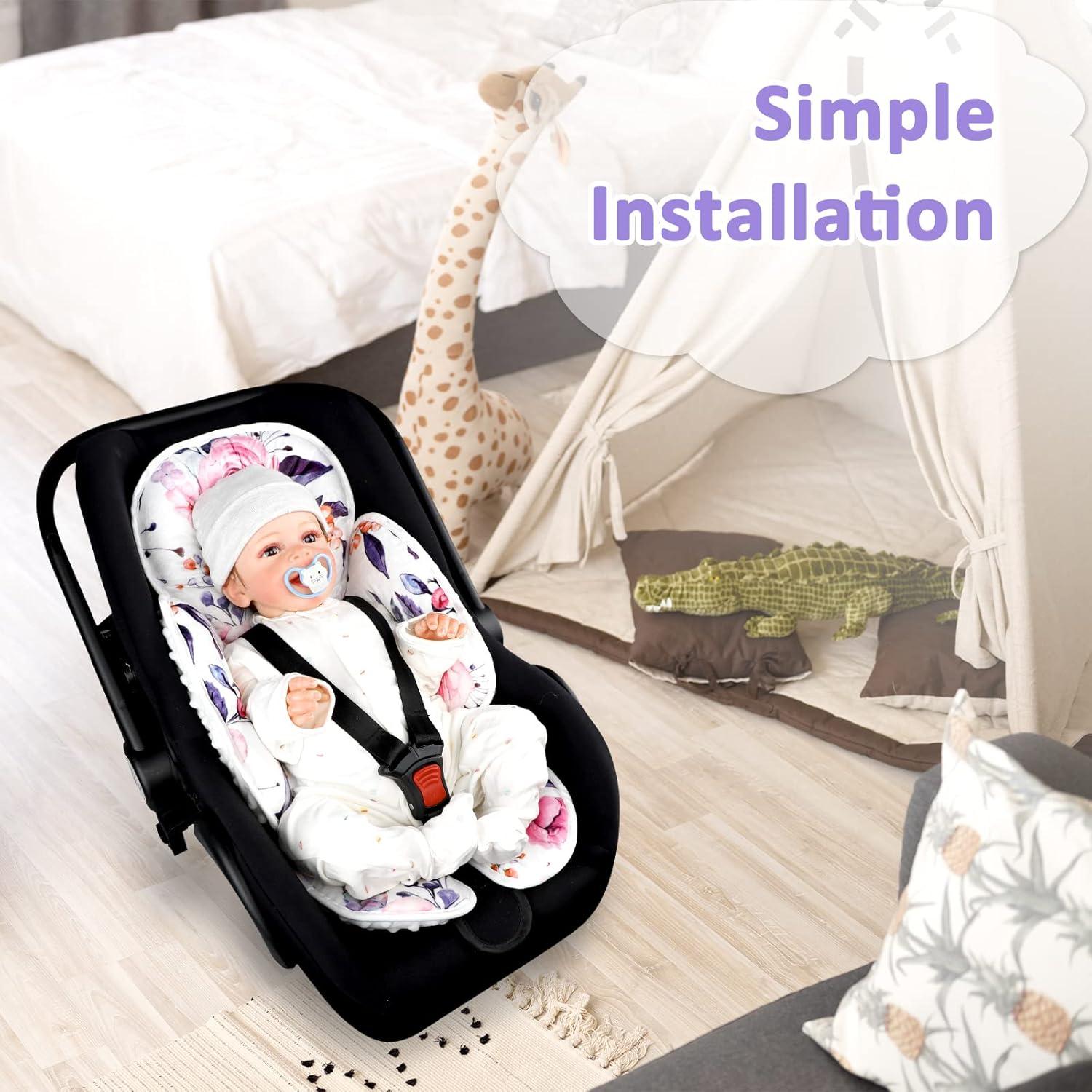 Soporte para cabeza y cuerpo de auto Pea Pod 2 en 1 Floral