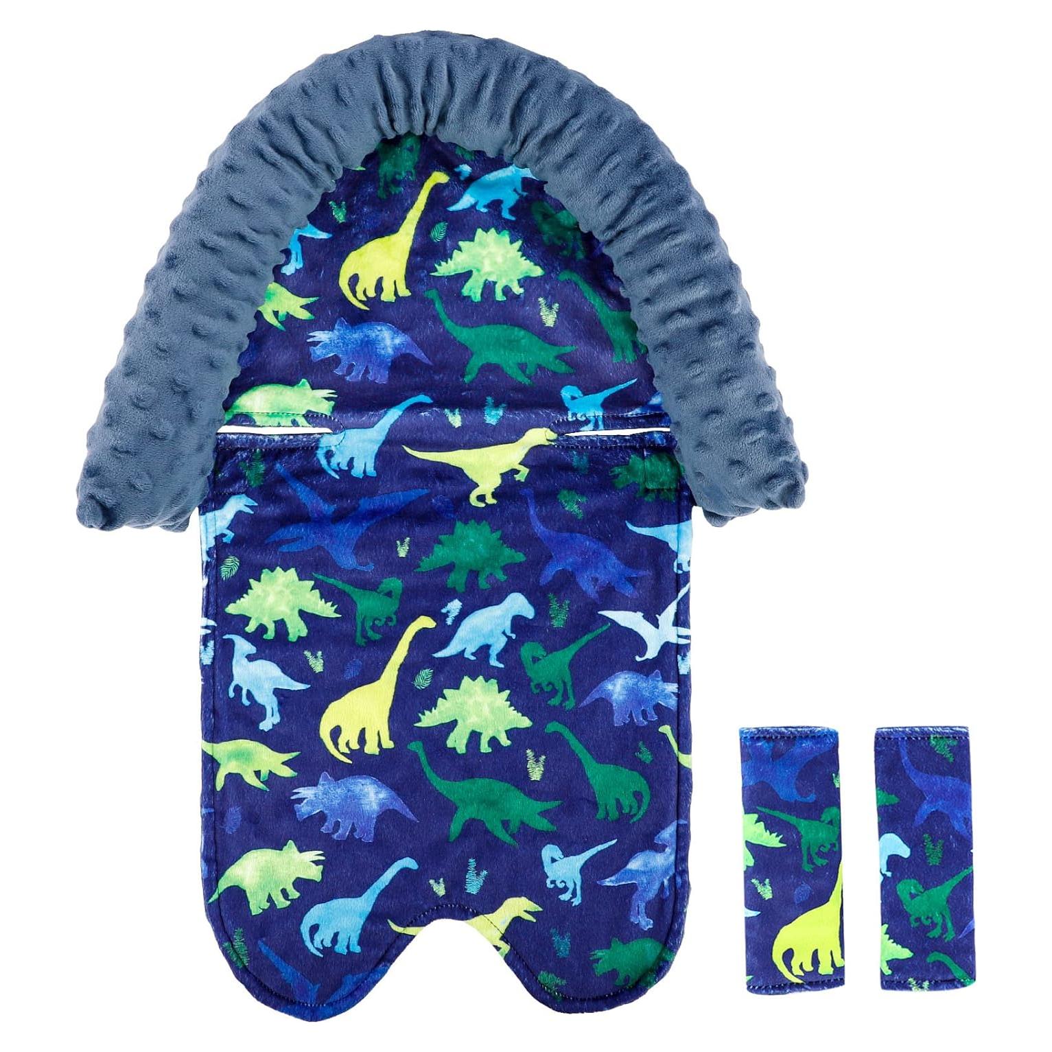 Soporte de Cabeza para Silla de Auto TANOFAR Dinosaurio Azul