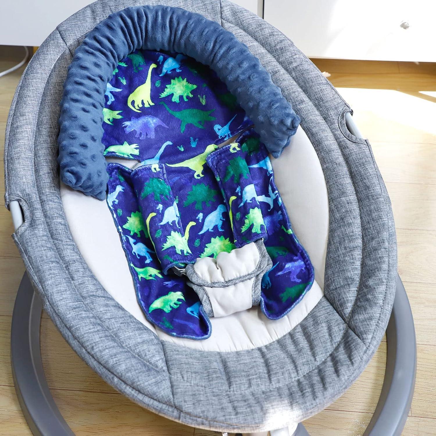 Soporte de Cabeza para Silla de Auto TANOFAR Dinosaurio Azul