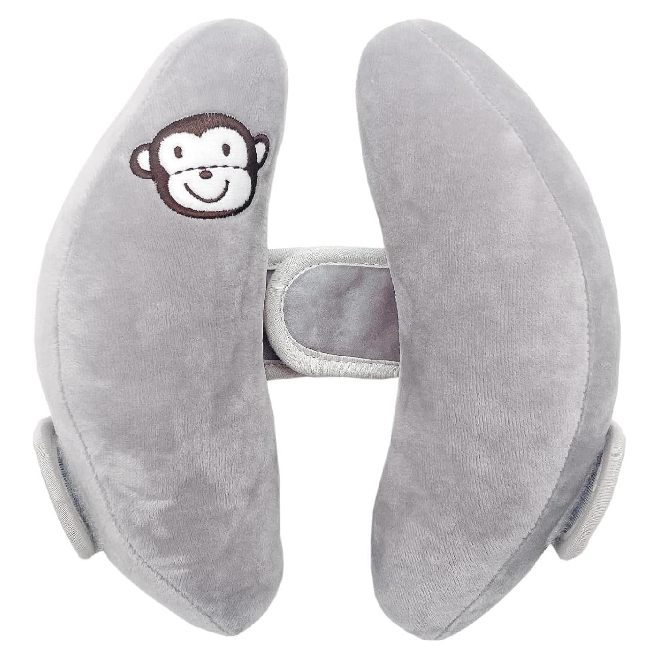 Almohada de Viaje StoHua para Bebés Ajustable Gris