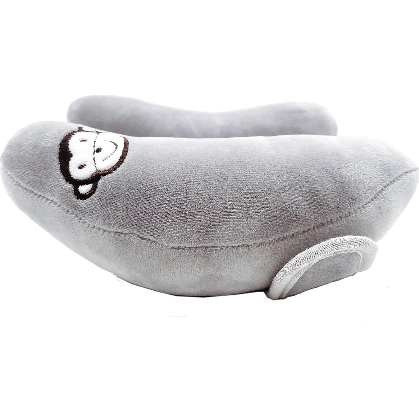 Almohada de Viaje StoHua para Bebés Ajustable Gris