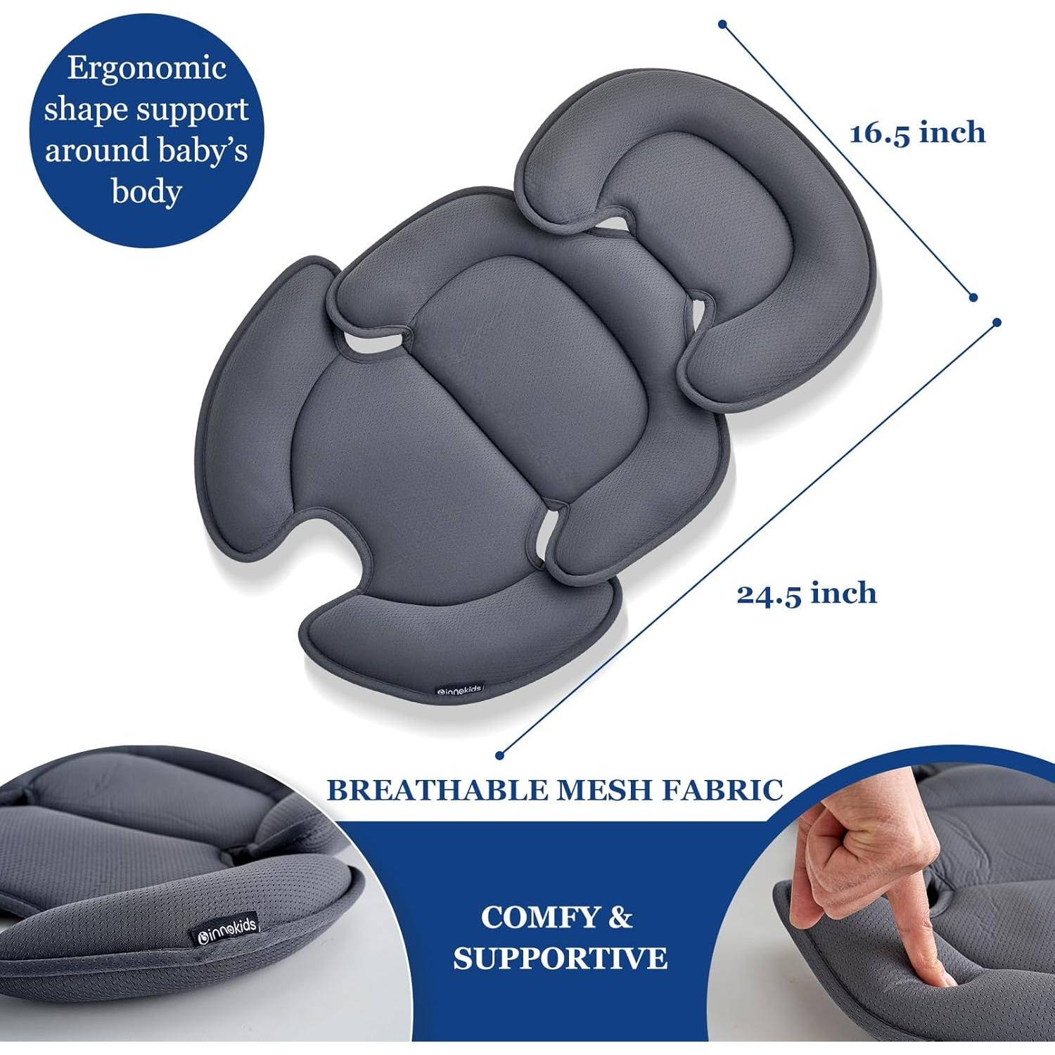 Almohada de Soporte Innokids para Bebés y Niños Pequeños Gris