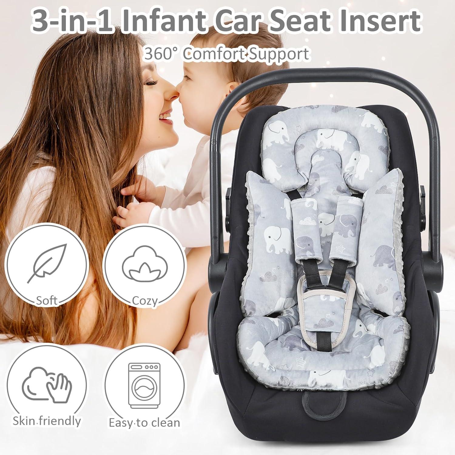 Soporte de Cabeza para Silla de Auto TANOFAR Elefante 0-9 meses