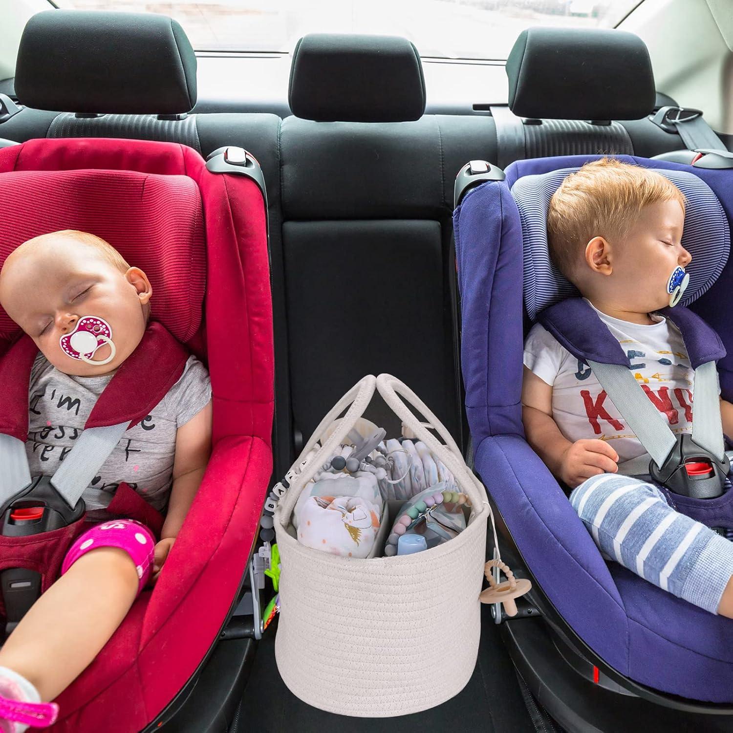 Caddy Organizador de Pañales XUANGUO Blanco 36.1x22.1x18cm