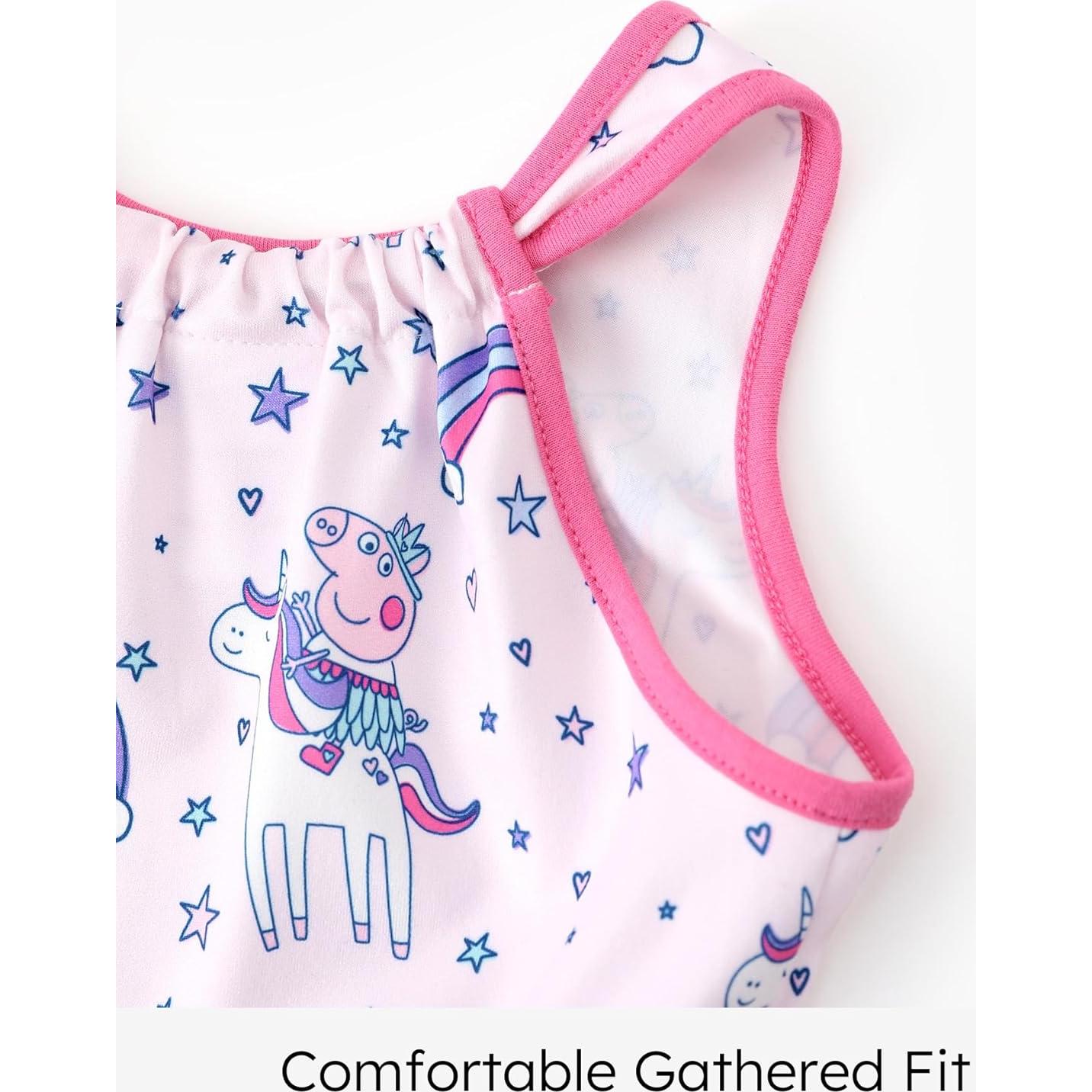 Vestido sin mangas Peppa Pig 3-4T rosa con mariposas