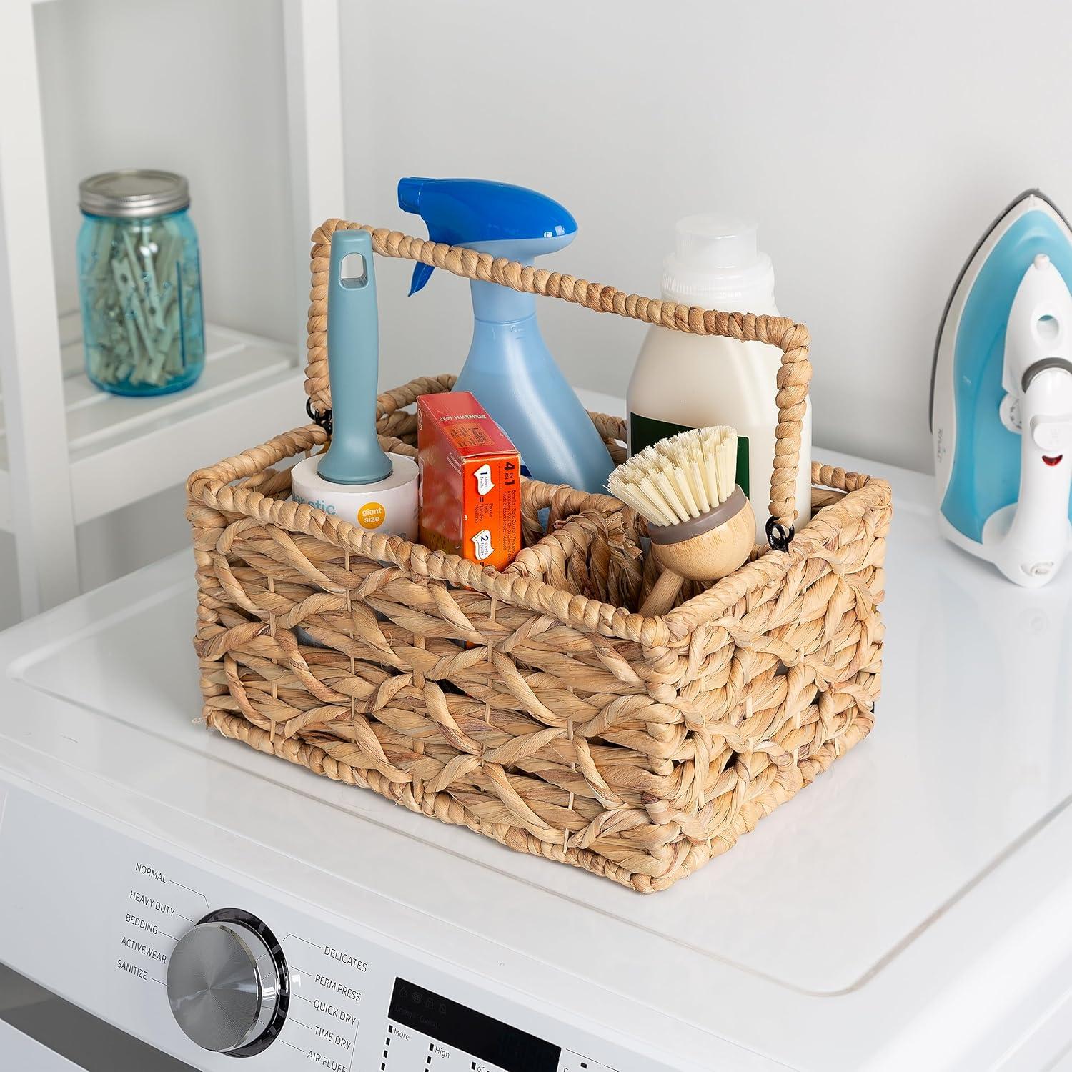 Cesta de Mimbre Multiusos Honey-Can-Do STO-09844 Natural