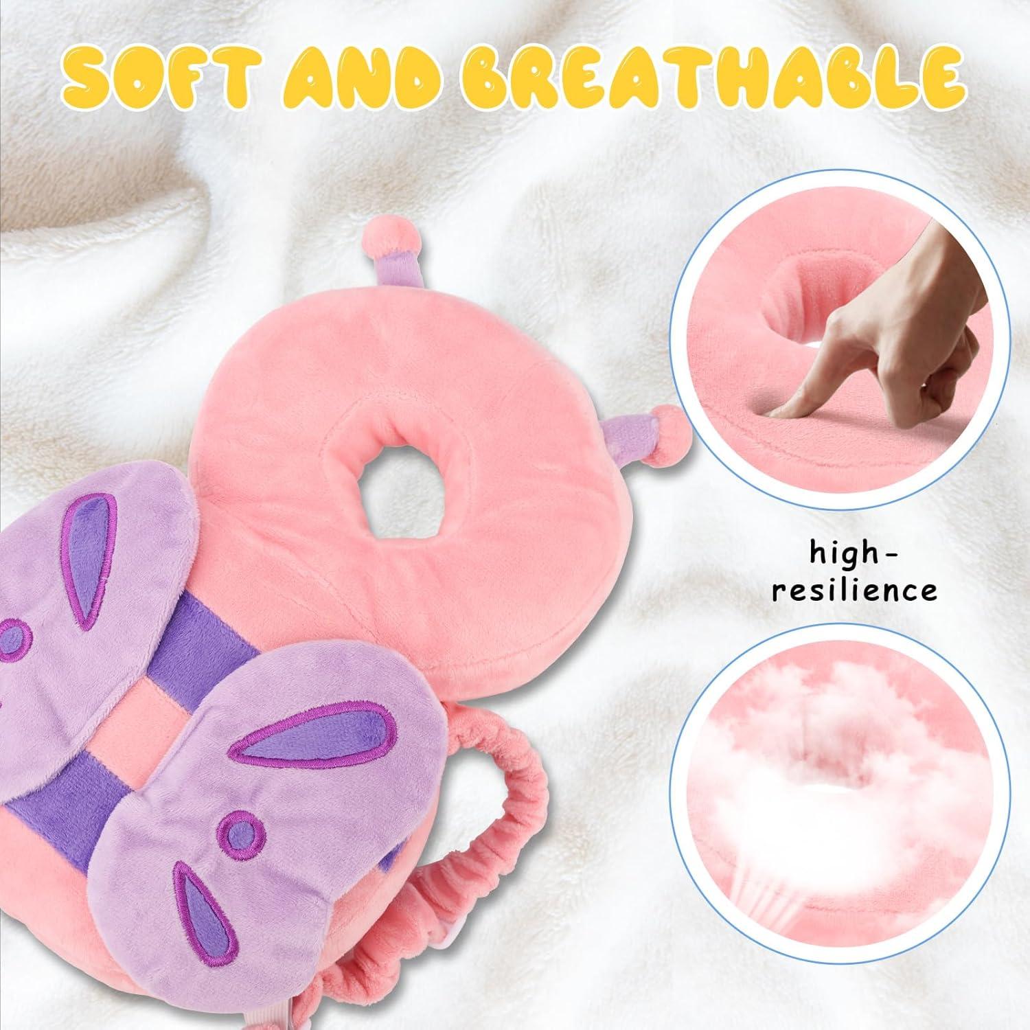 Mochila de Protección para Bebés Q77 - Mariposa Rosa Suave