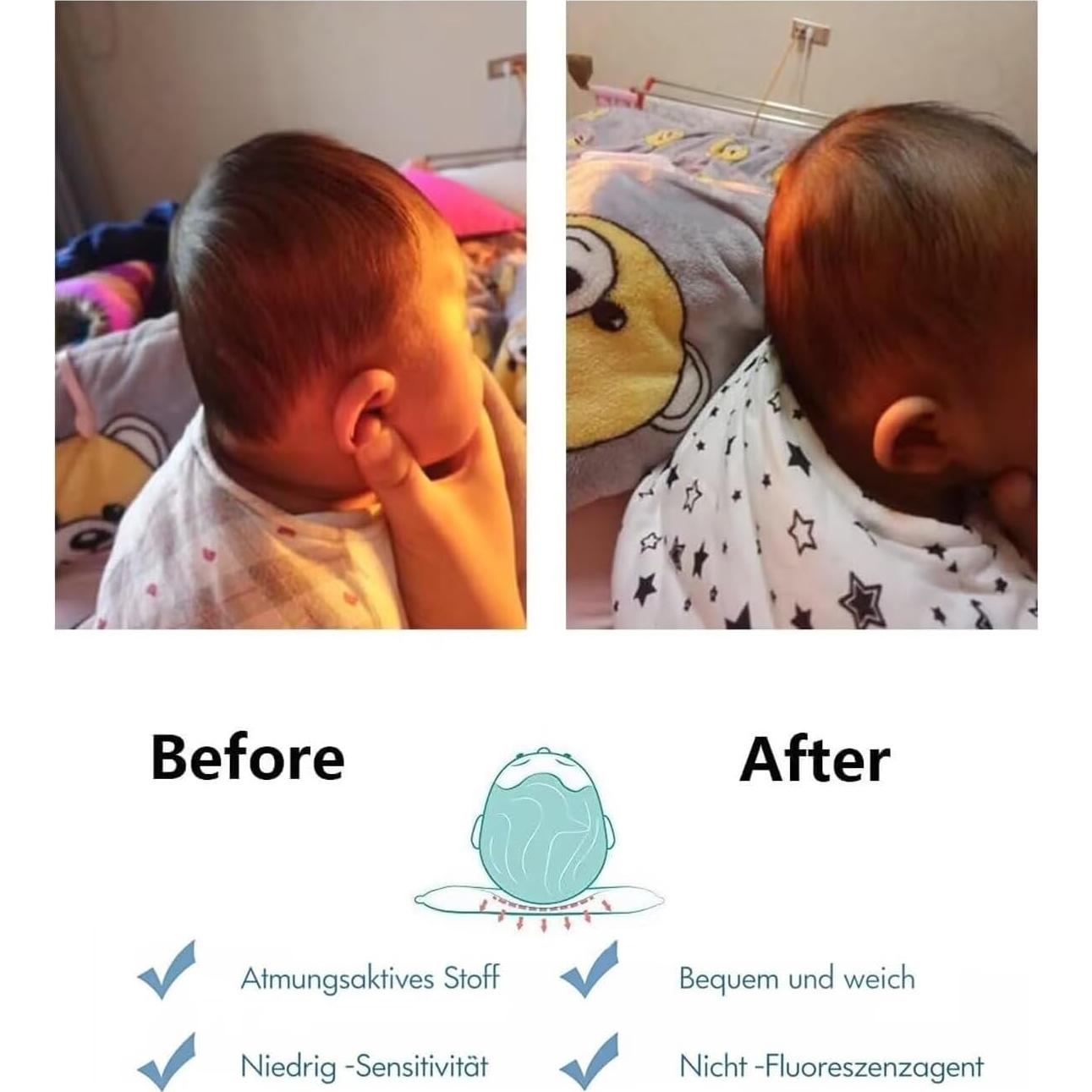 Almohada para Bebé Recién Nacido Panda 25.4x20.3 cm Suave