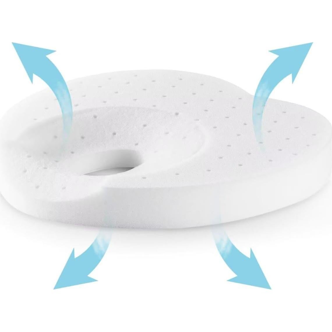 Almohada para Bebé Recién Nacido Panda 25.4x20.3 cm Suave