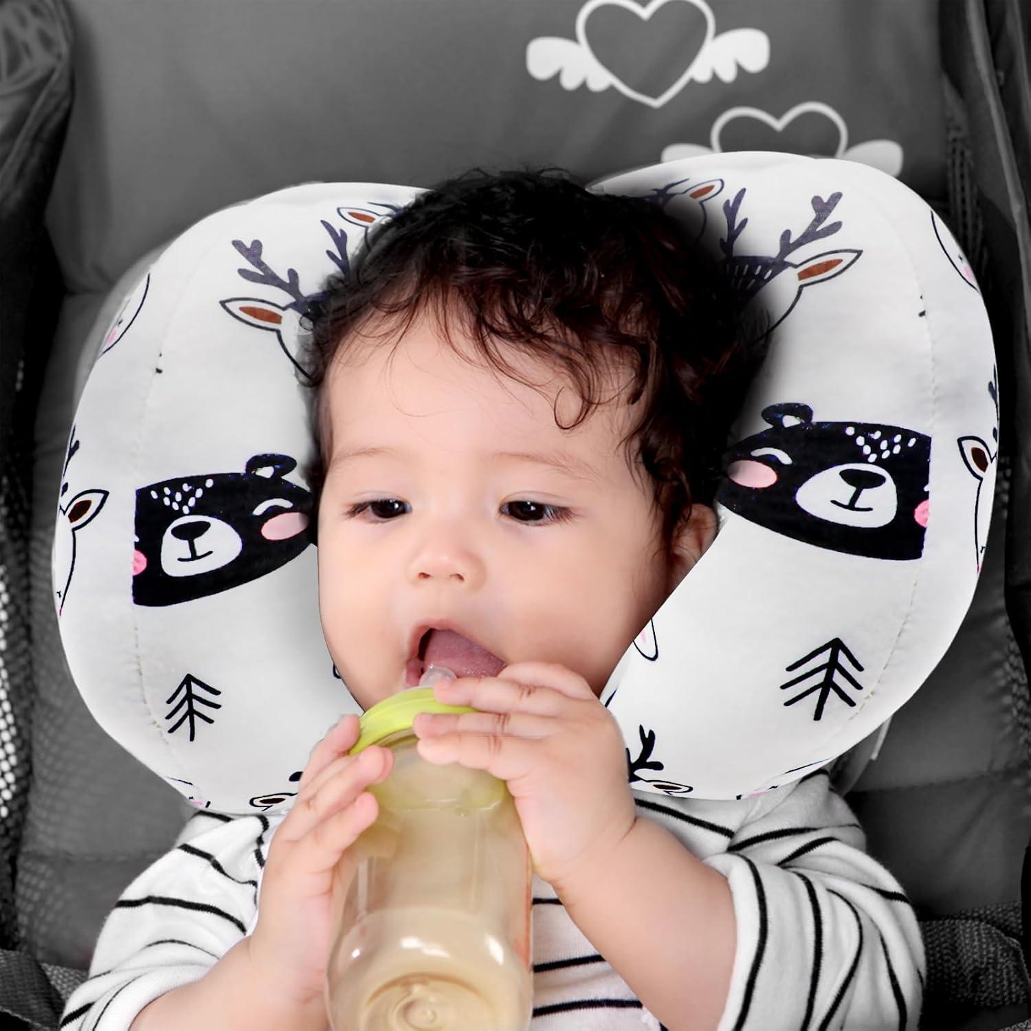 Almohada de Soporte para Cabeza y Cuello KAKIBLIN Bebé 2 en 1