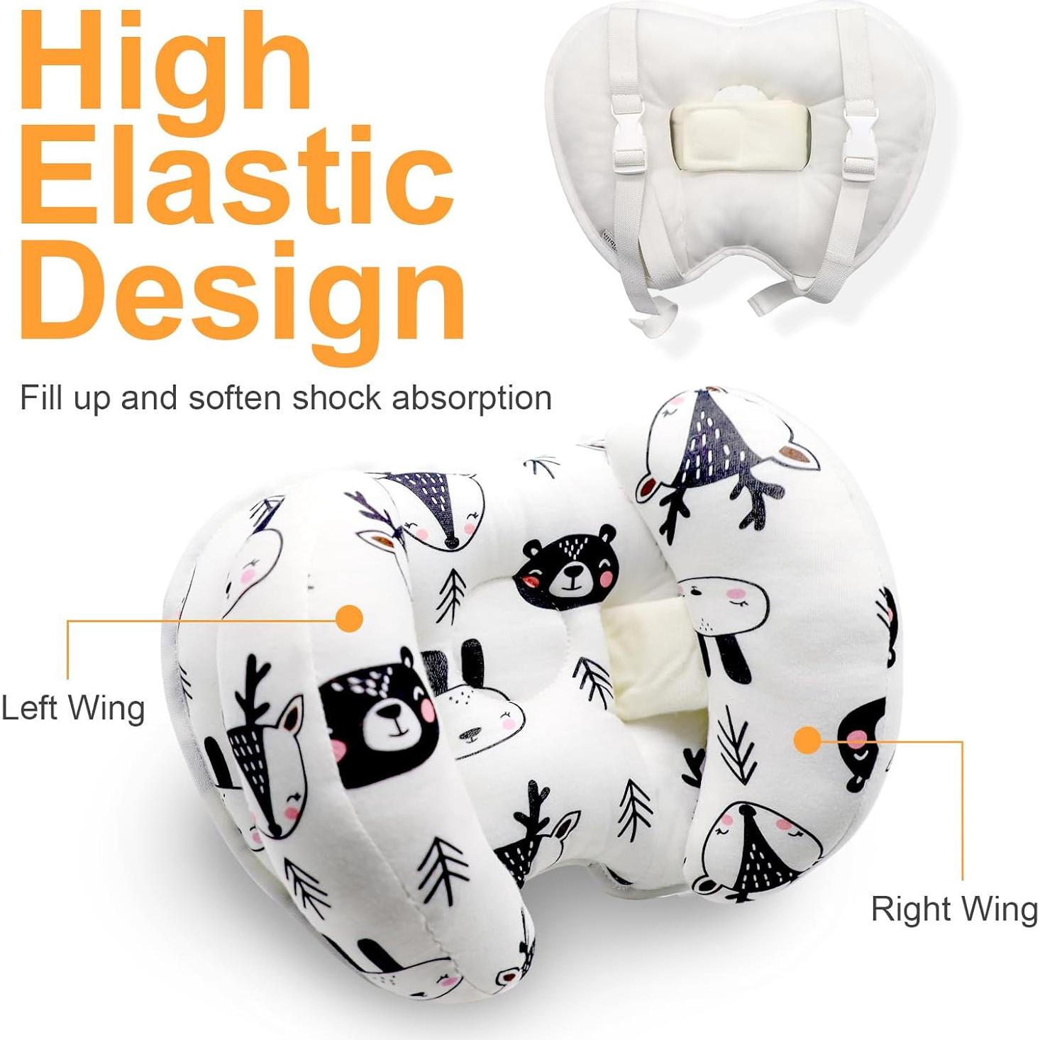 Almohada de Soporte para Cabeza y Cuello KAKIBLIN Bebé 2 en 1