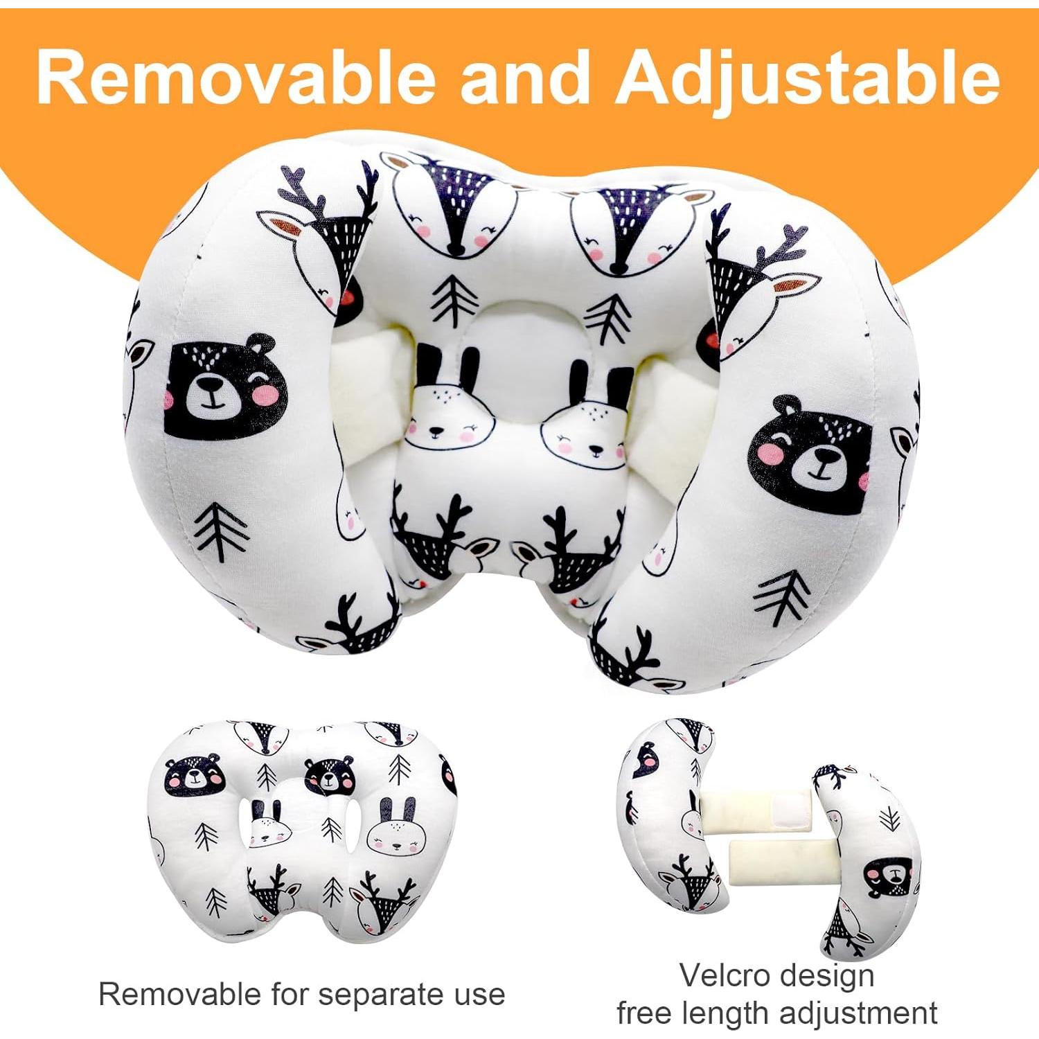 Almohada de Soporte para Cabeza y Cuello KAKIBLIN Bebé 2 en 1