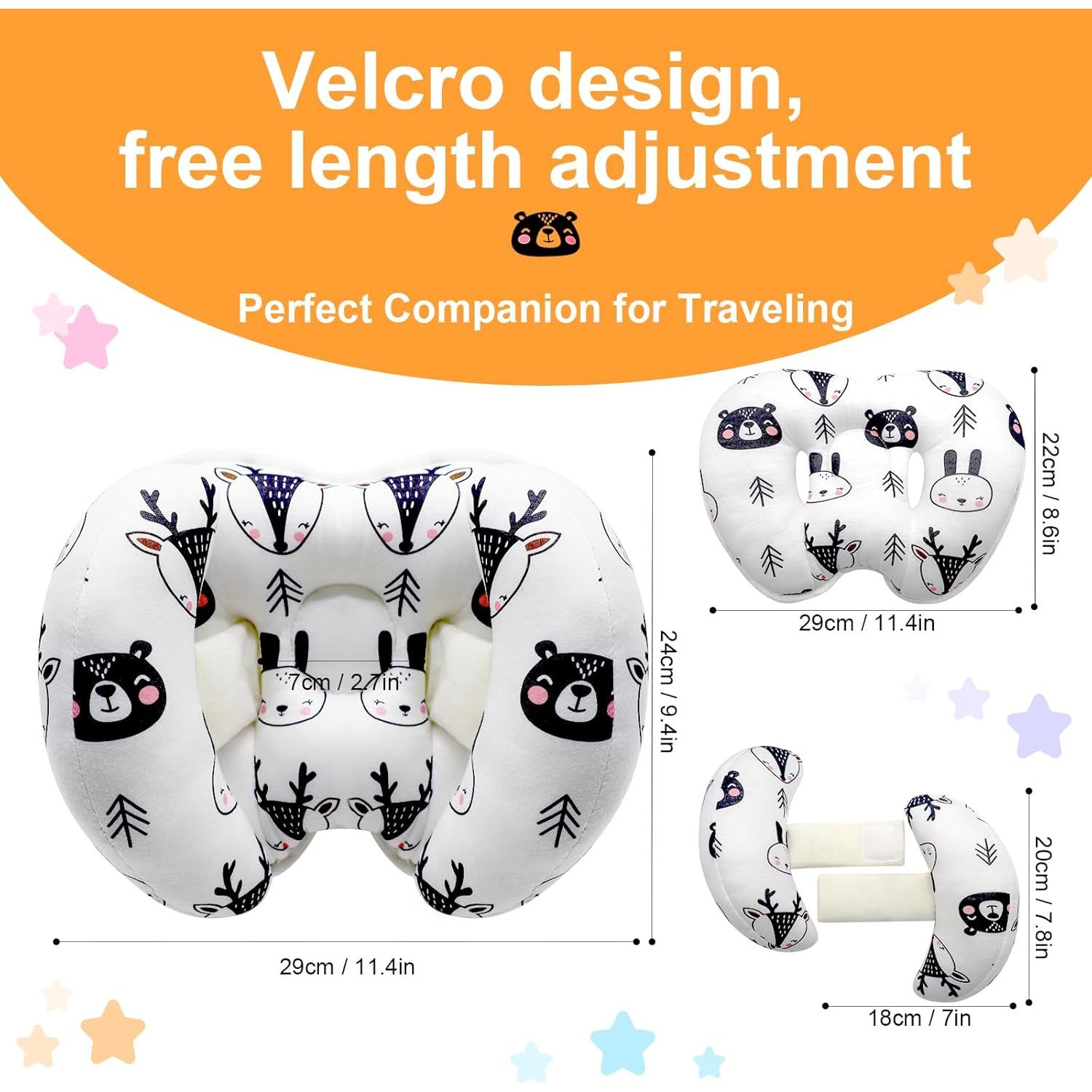 Almohada de Soporte para Cabeza y Cuello KAKIBLIN Bebé 2 en 1