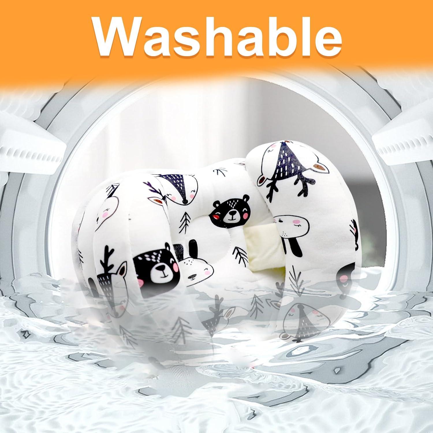 Almohada de Soporte para Cabeza y Cuello KAKIBLIN Bebé 2 en 1