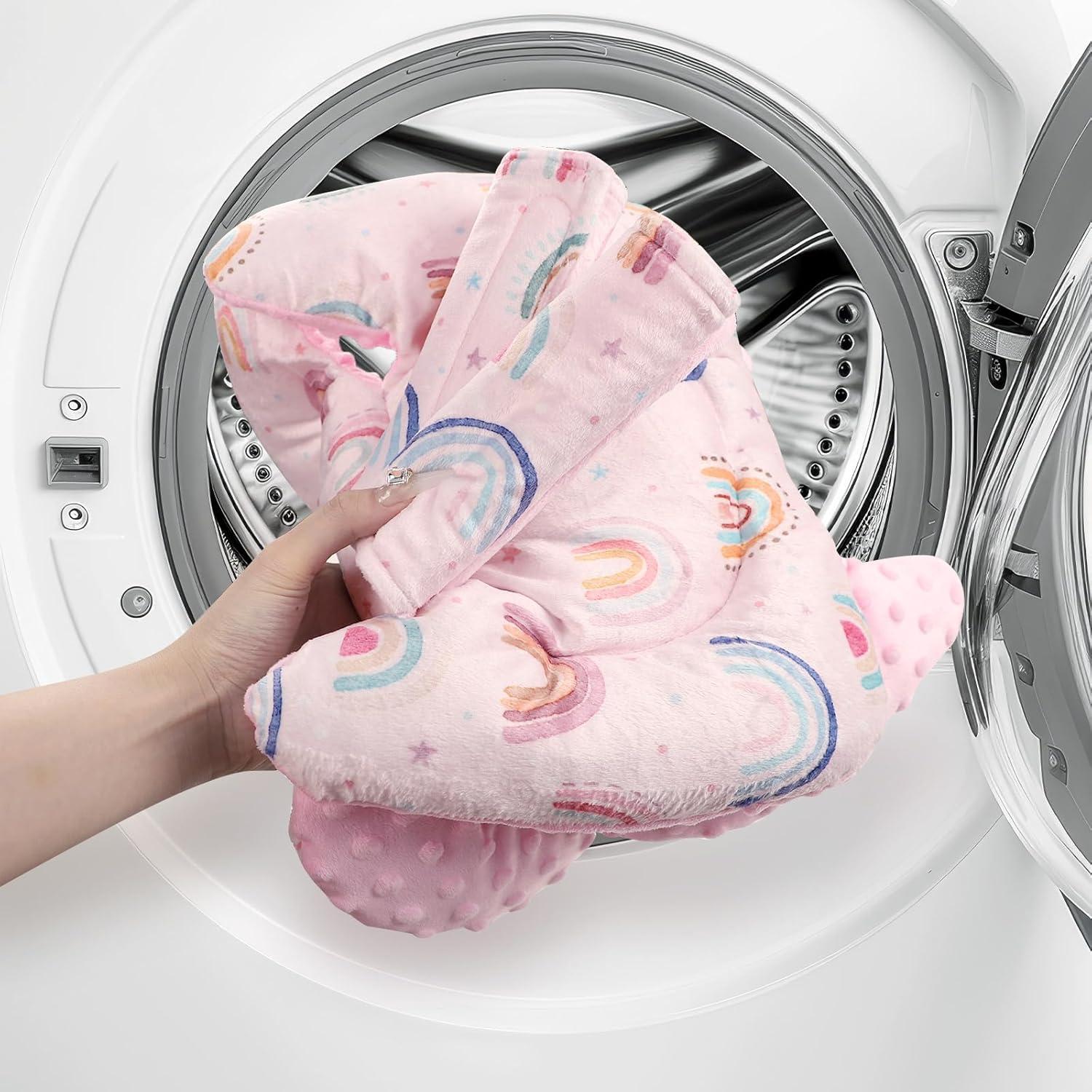 Cojín Inserción Auto Bebés CARUILI Arcoíris Rosa 51x33 cm