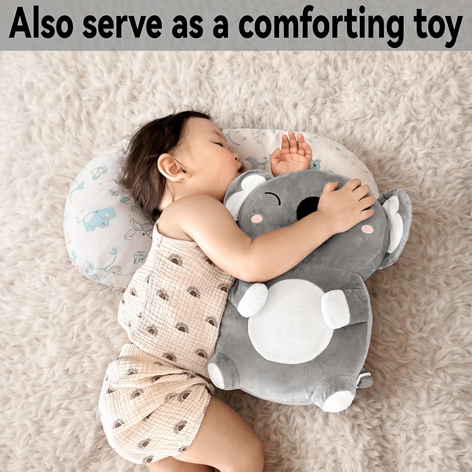 Mochila Protectora de Cabeza Koala Gris Raelitego para Bebés