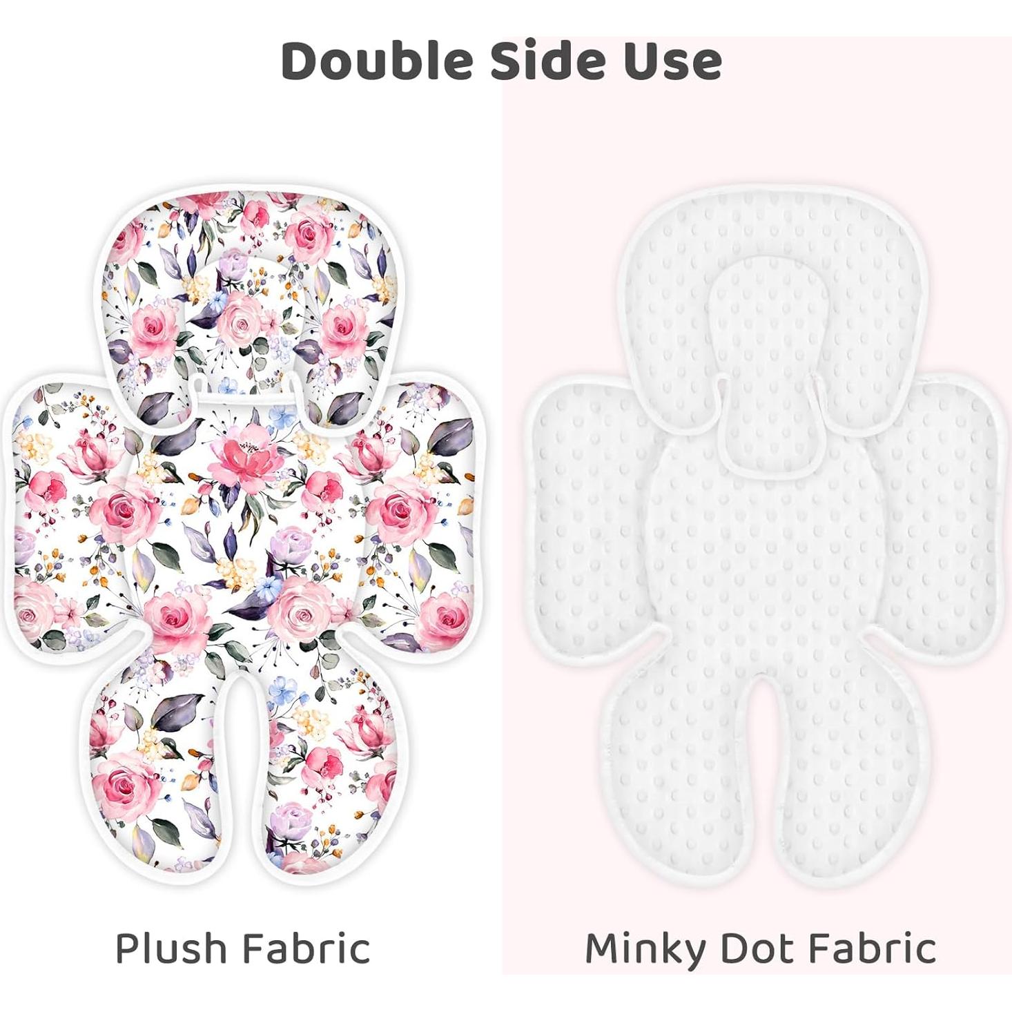 Inserto para Asiento de Auto Bebé RosyLCG 2 en 1 Rojo y Blanco