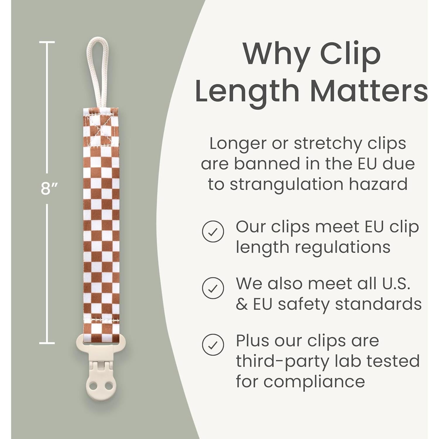 Clip de Chupete Stadela - Set de 4 Piezas Unisex - Diseño Retro