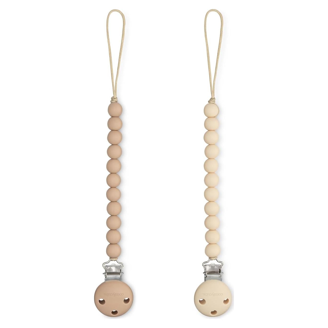 Clip para Chupetes Comfy Cubs 2 Pack - Silicona Grado Alimenticio