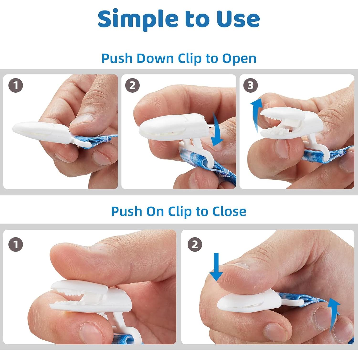 Clip de Chupete Smlpuame 6 Piezas Diseño Dinosaurio