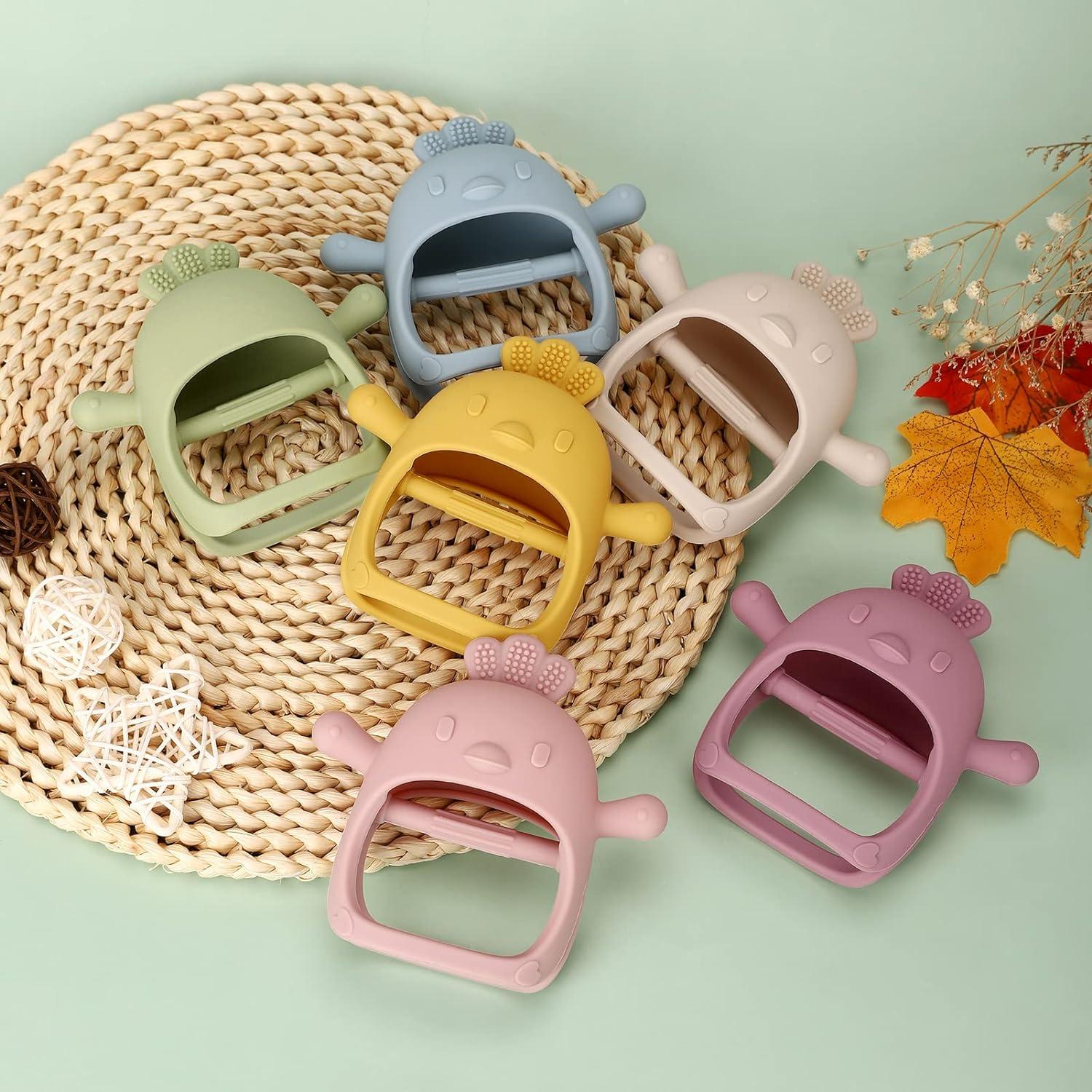 Mordedor de Silicona Socub para Bebés 0-6 Meses Rosa