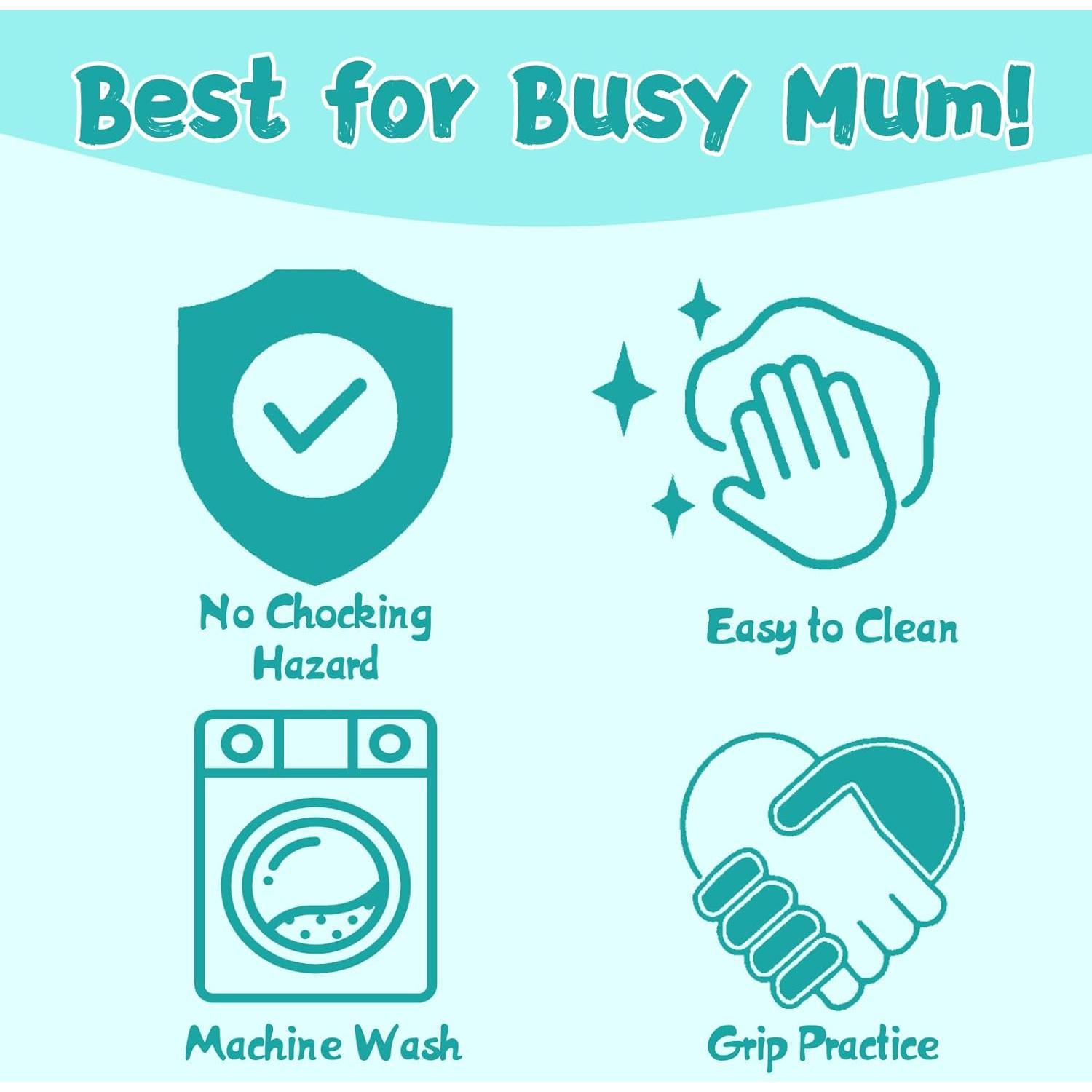 Clips de Chupete Babygoal PS06, Paquete de 3, Unisex, Lavables