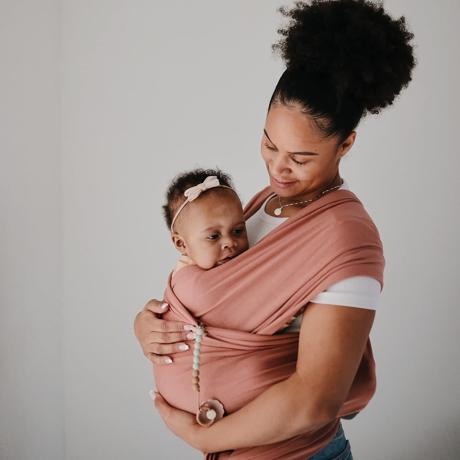 Clip de Chupete de Silicona Mushie Eva Sage 100% Libre de BPA