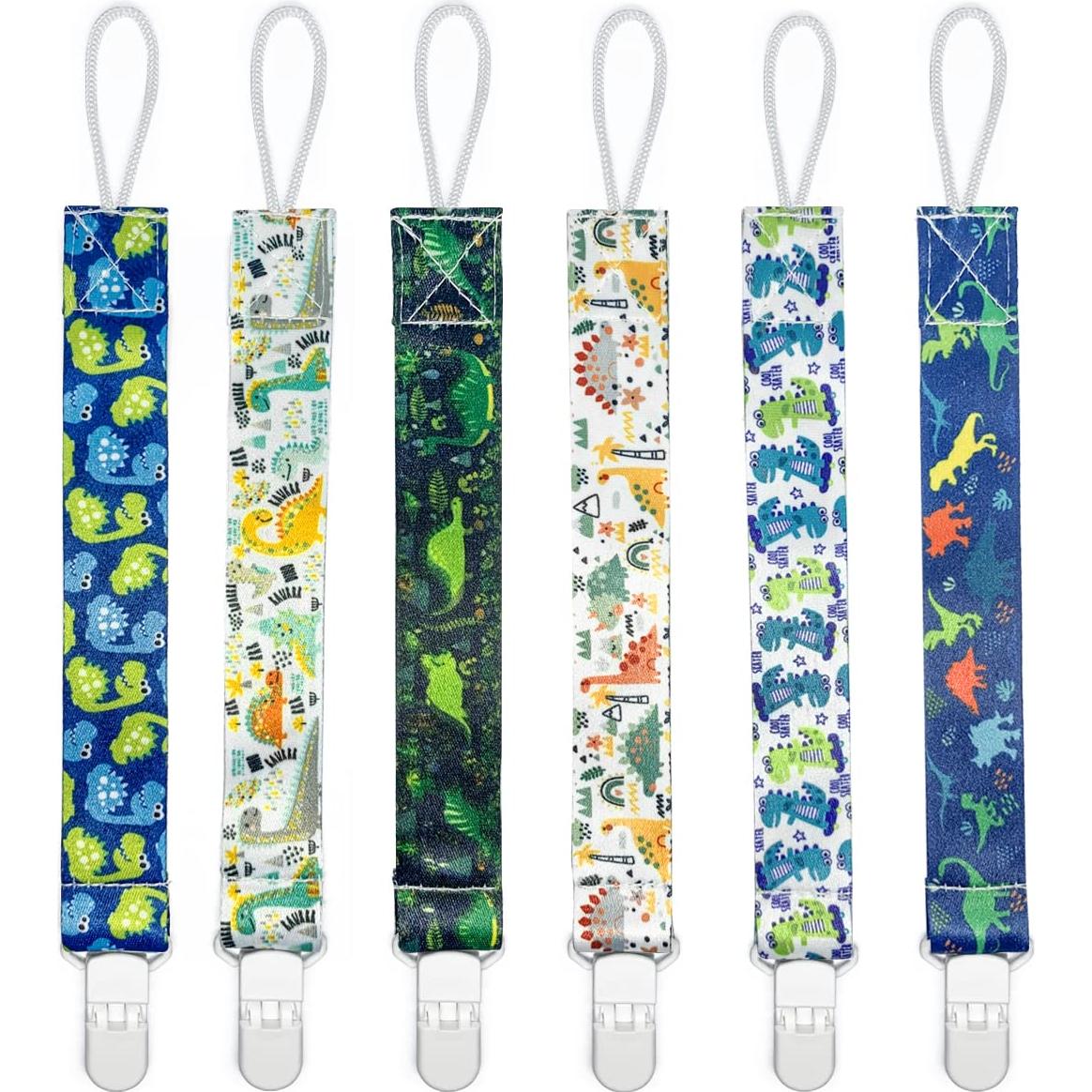 Clips para Chupetes PandaEar - Paquete de 6 Sujetadores Universales