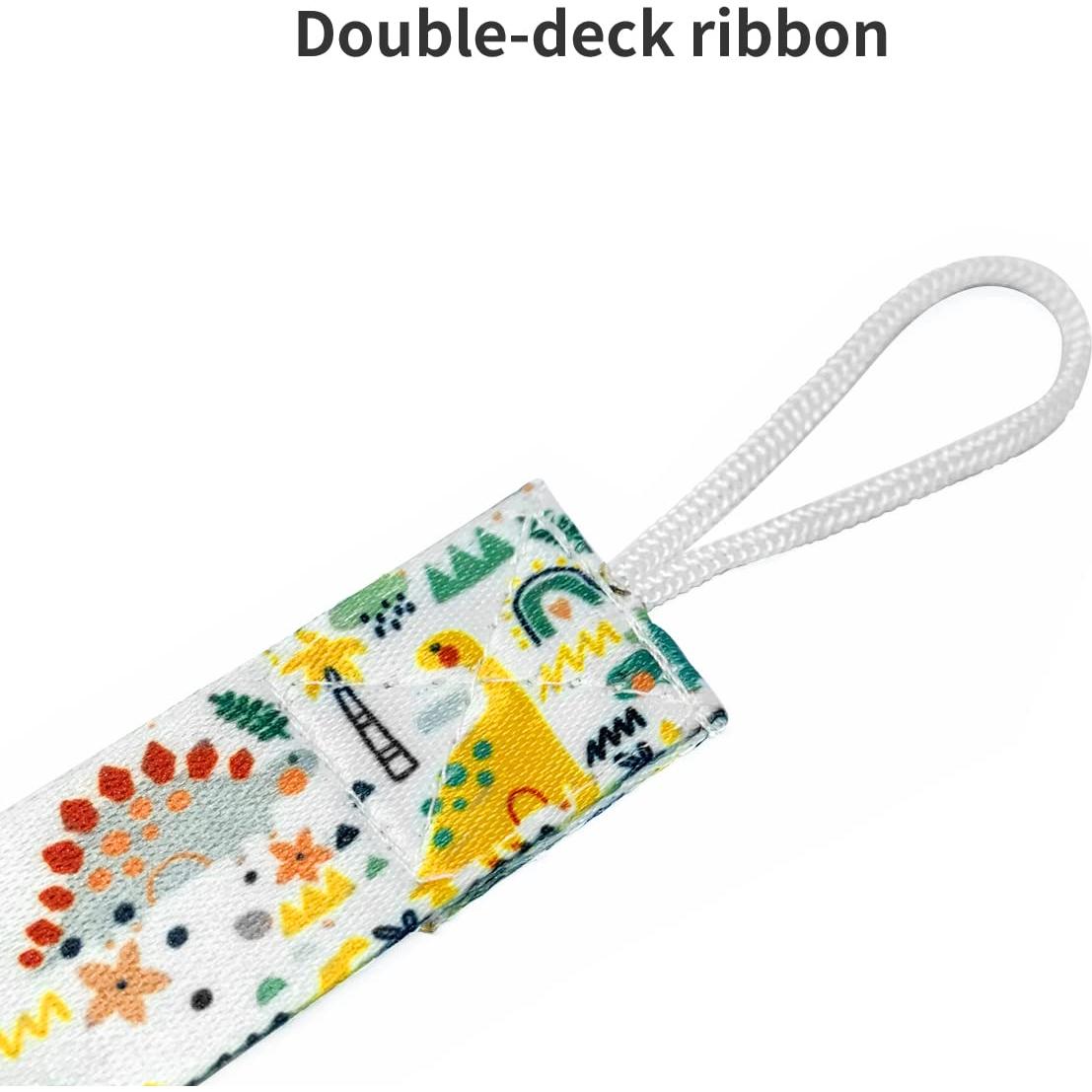 Clips para Chupetes PandaEar - Paquete de 6 Sujetadores Universales