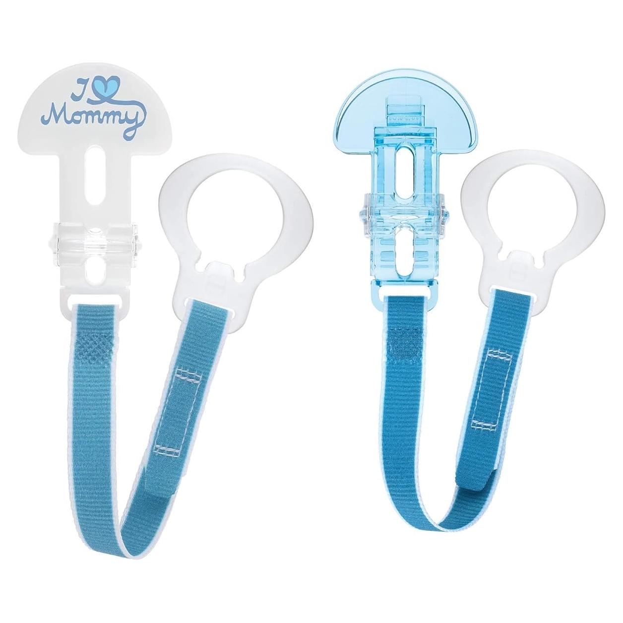 Clips para Chupetes MAM - Paquete de 2, Ajuste Universal