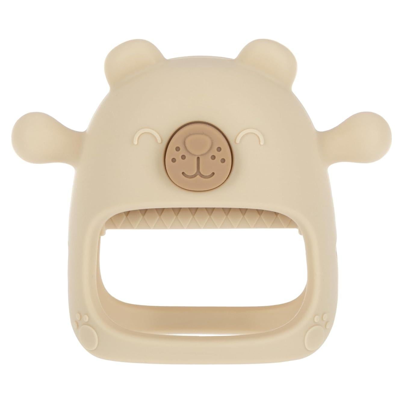 Mitón de Dentición Silicona Nuby Oso Marrón 3+ Meses